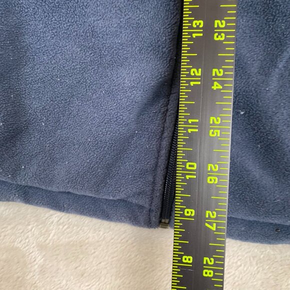 Columbia Men's Fleece Jacket Large Navy Blue Full-Zip Stand Collar Outdoors - Picture 4 of 13